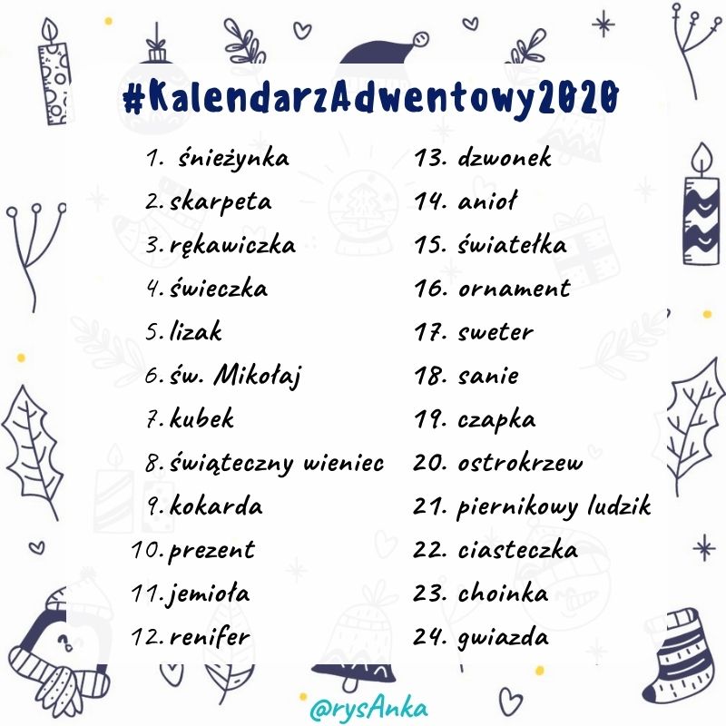kalendarz avwentowy 2020